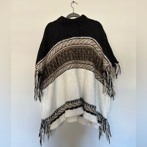 Free People Poncho Sweater